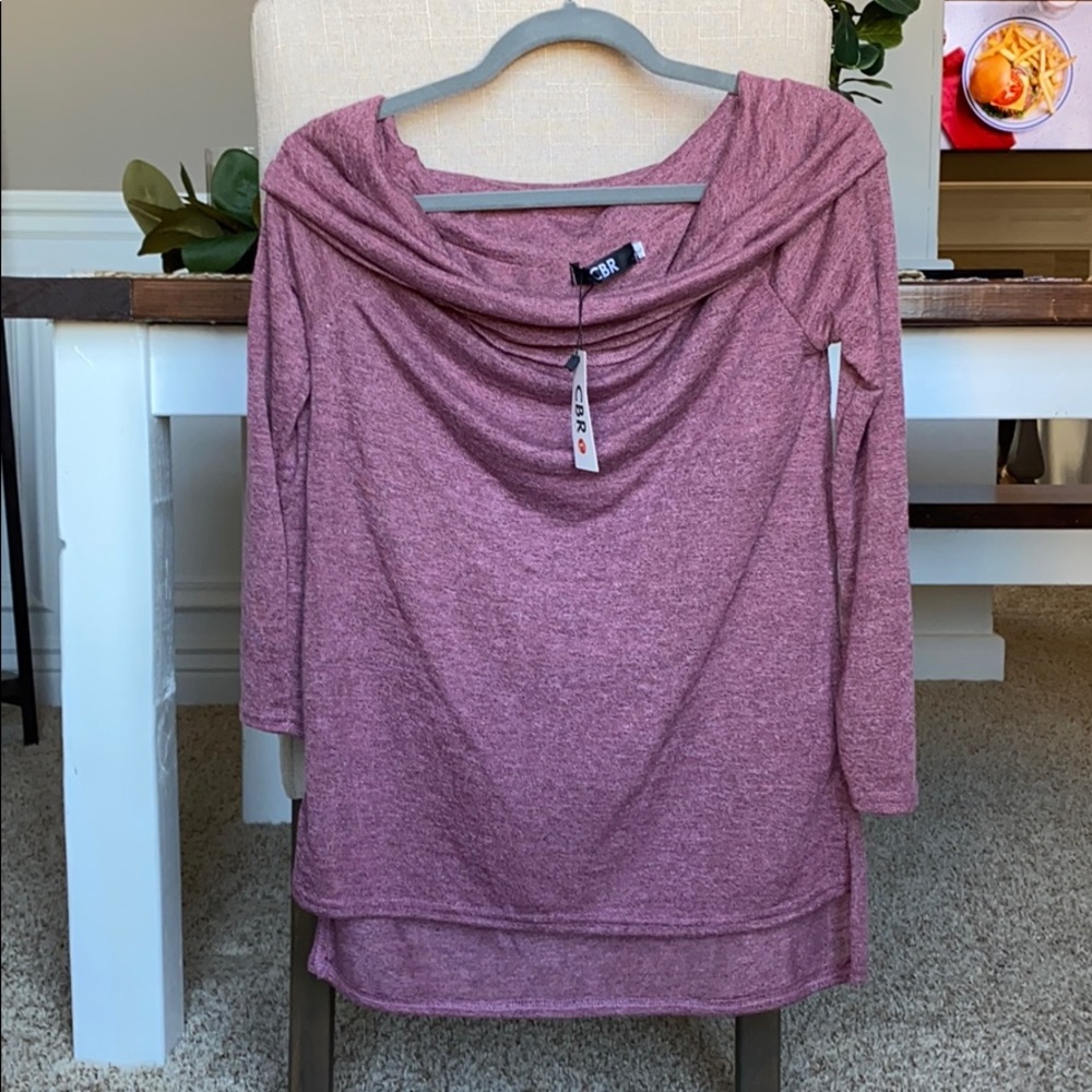 Plum light-weight knit sweater